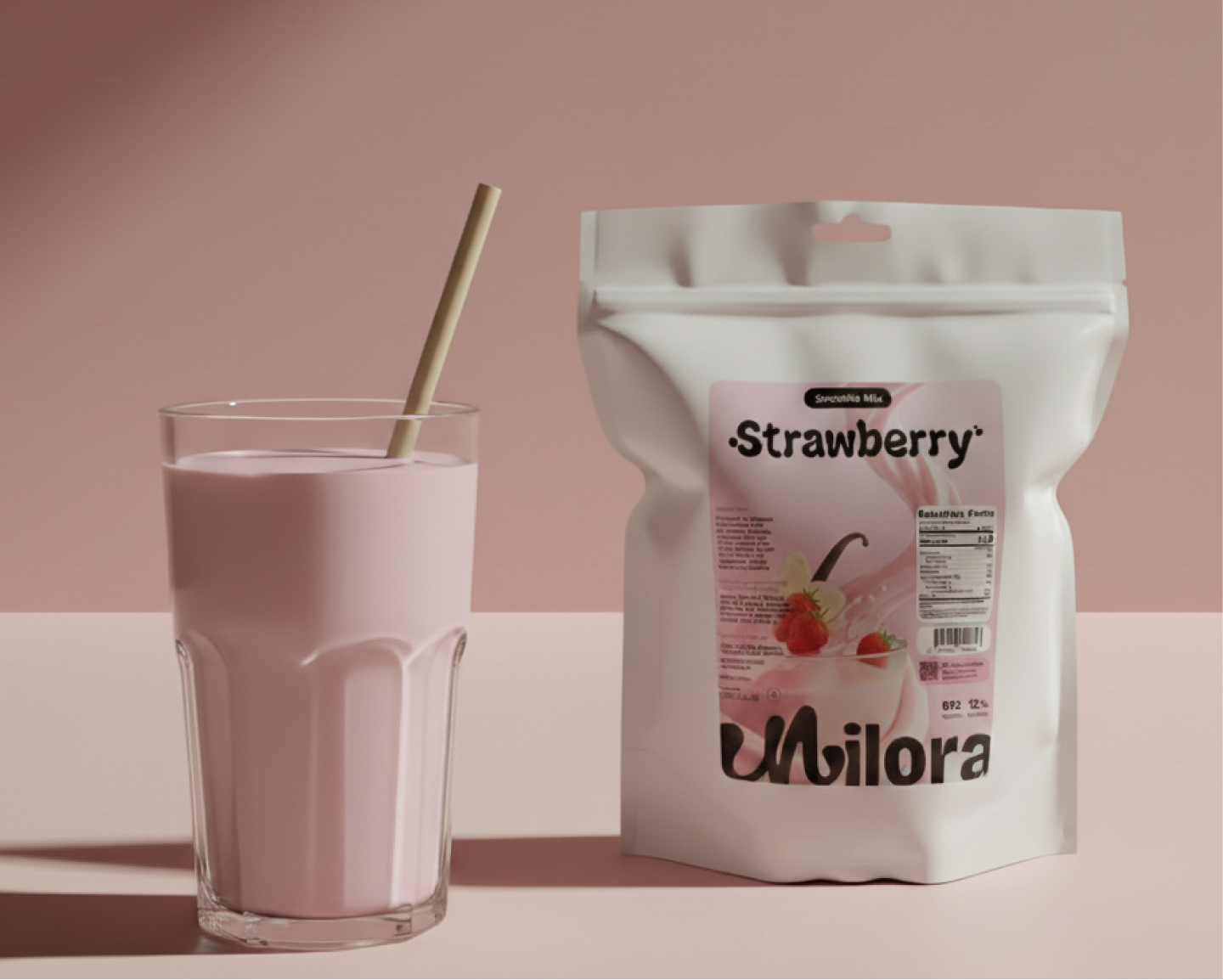 Milora Strawberry Smoothie Mix